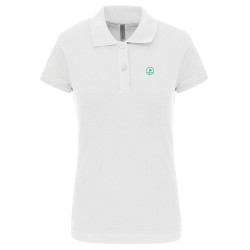 polo de golf blanc